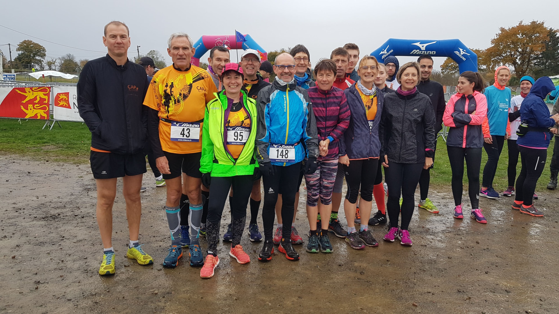 Les adhérents de CAP Condé rassemblés au Trail des Collines Normandes
